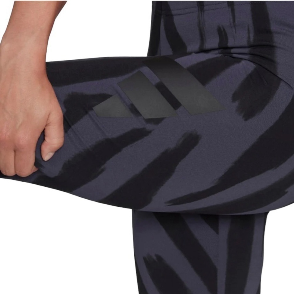 Adidas Animal Print Loungewear Soft Cotton-Blend Leggings Size Small - Picture 4 of 11